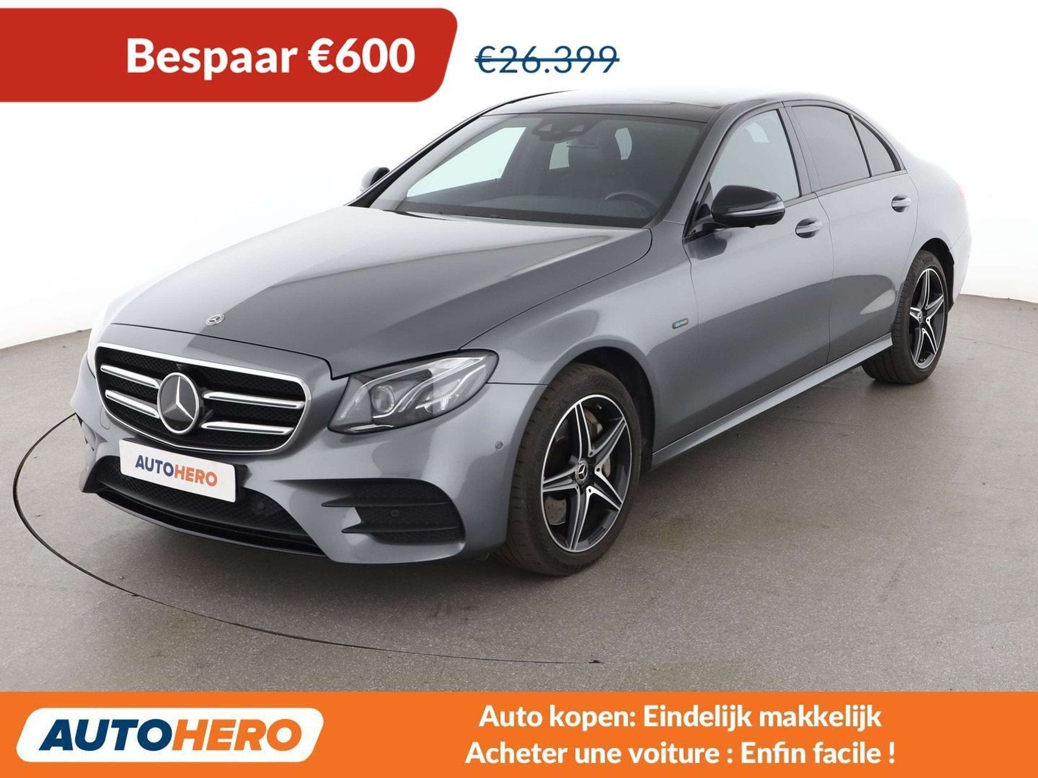 Mercedes-Benz E-Klasse 300 E 300 de AMG Line (automatique), Autos, Cuir, Argent ou Gris, Achat, Volant multifonction