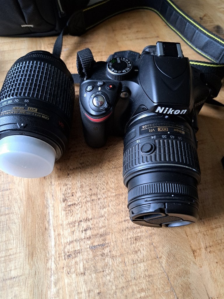 Nikon D3200, Audio, Tv en Foto, Fotocamera's Digitaal, Ophalen, Zo goed als nieuw, Spiegelreflex, Nikon