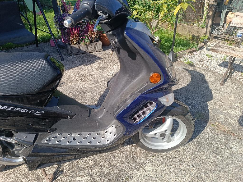 Speedfight 2, Vélos & Vélomoteurs, Scooters | Peugeot, 49 cm³, Comme neuf, Classe B (45 km/h), Enlèvement