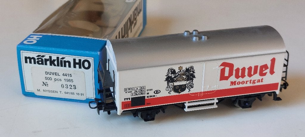 SNCB/NMBS MARKLIN BELGIAN BEER CAR*DUVEL*HO*AC, Hobby & Loisirs créatifs, Neuf, Analogique, Courant alternatif, Wagon