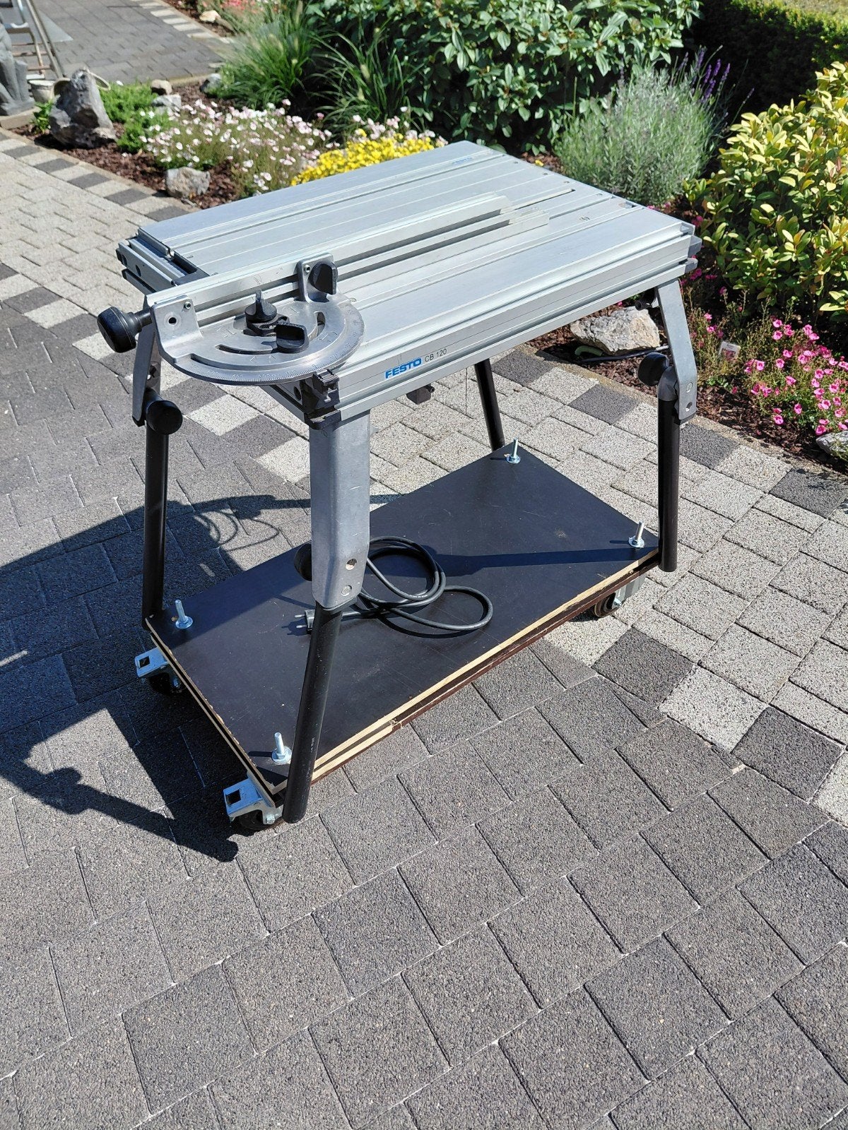 festool zaagtafel, Ophalen