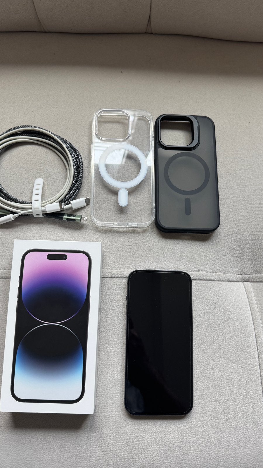 Iphone 14 pro New condition, Telecommunicatie, Mobiele telefoons | Apple iPhone, Ophalen, Blauw, Zo goed als nieuw, 82 %
