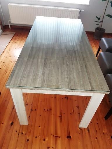 Verre de protection table 190x90 150 e, Neuf, 150 à 200 cm, Verre, Enlèvement