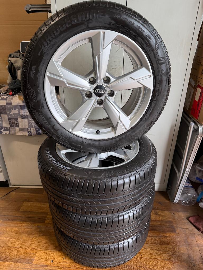 Kit Audi A6 - 225/55/18 102Y Bridgestone ÉTÉ TuranzaT005, Enlèvement, Pneus été, Pneus et Jantes