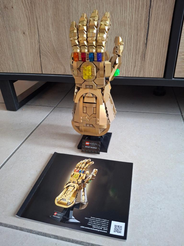 Lego Marvel set 76191 Thanos' Infinity Gauntlet, Ophalen