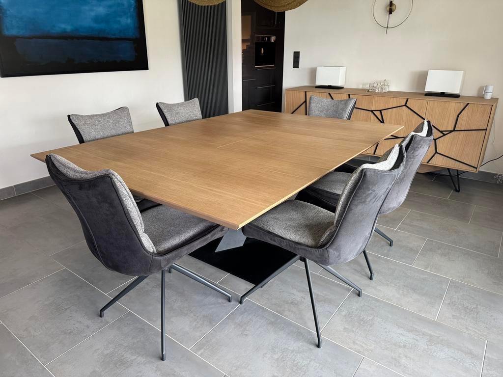 Salle a manger, 150 à 200 cm, Cinq personnes ou plus, Comme neuf, Enlèvement