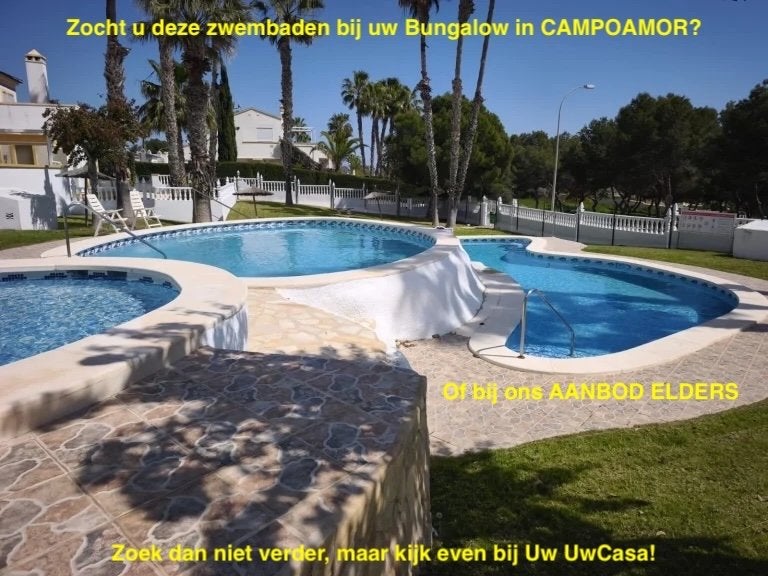 Uw eigen Bungalow bij zwembaden in CAMPOAMOR met veel extra, Immo, 63 m², Dorp, Woonhuis, 3 kamers
