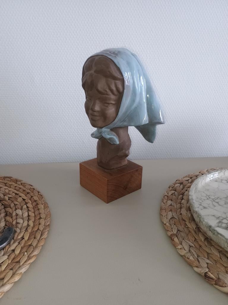 Statue en terre cuite de Paul Serstré, Antiquités & Art, Enlèvement ou Envoi