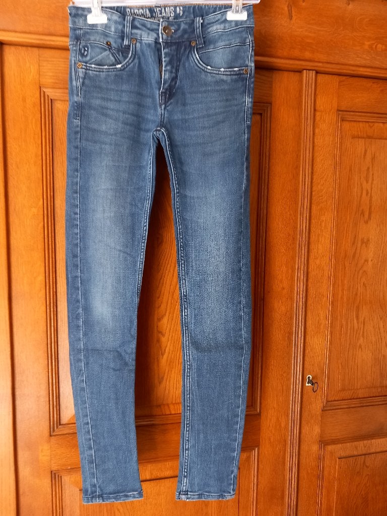 GARCIA - blauwe jeans - 5 zakken - maat 164 cm, Kleding | Heren, Verzenden, Zo goed als nieuw, Blauw, Garcia + Jack &Jones