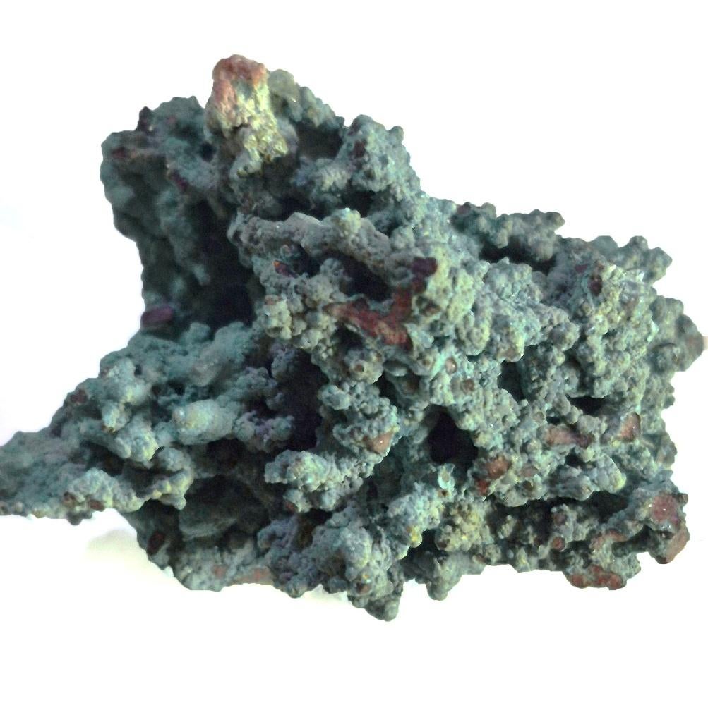 Rare pseudomorphose de cuprite après cuivre Katanga, Congo, Enlèvement ou Envoi, Minéral