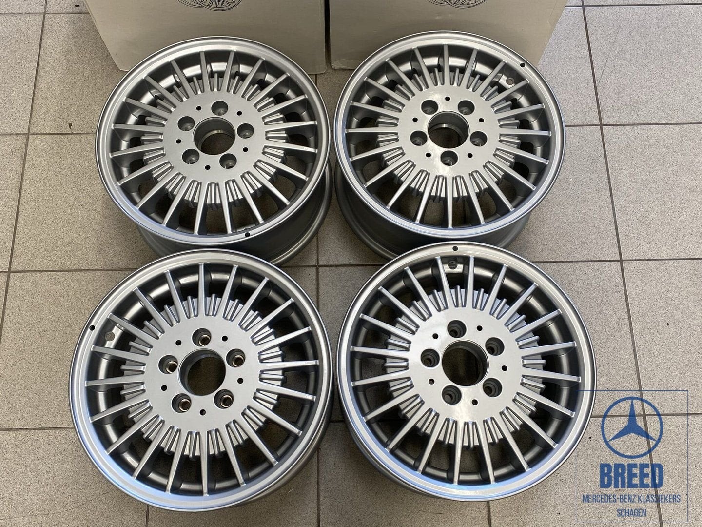 UNIEK NOS set van 4 speedline velgen Mercedes-Benz W201, Auto-onderdelen, Banden en Velgen, Ophalen, 15 inch, Velg(en), -