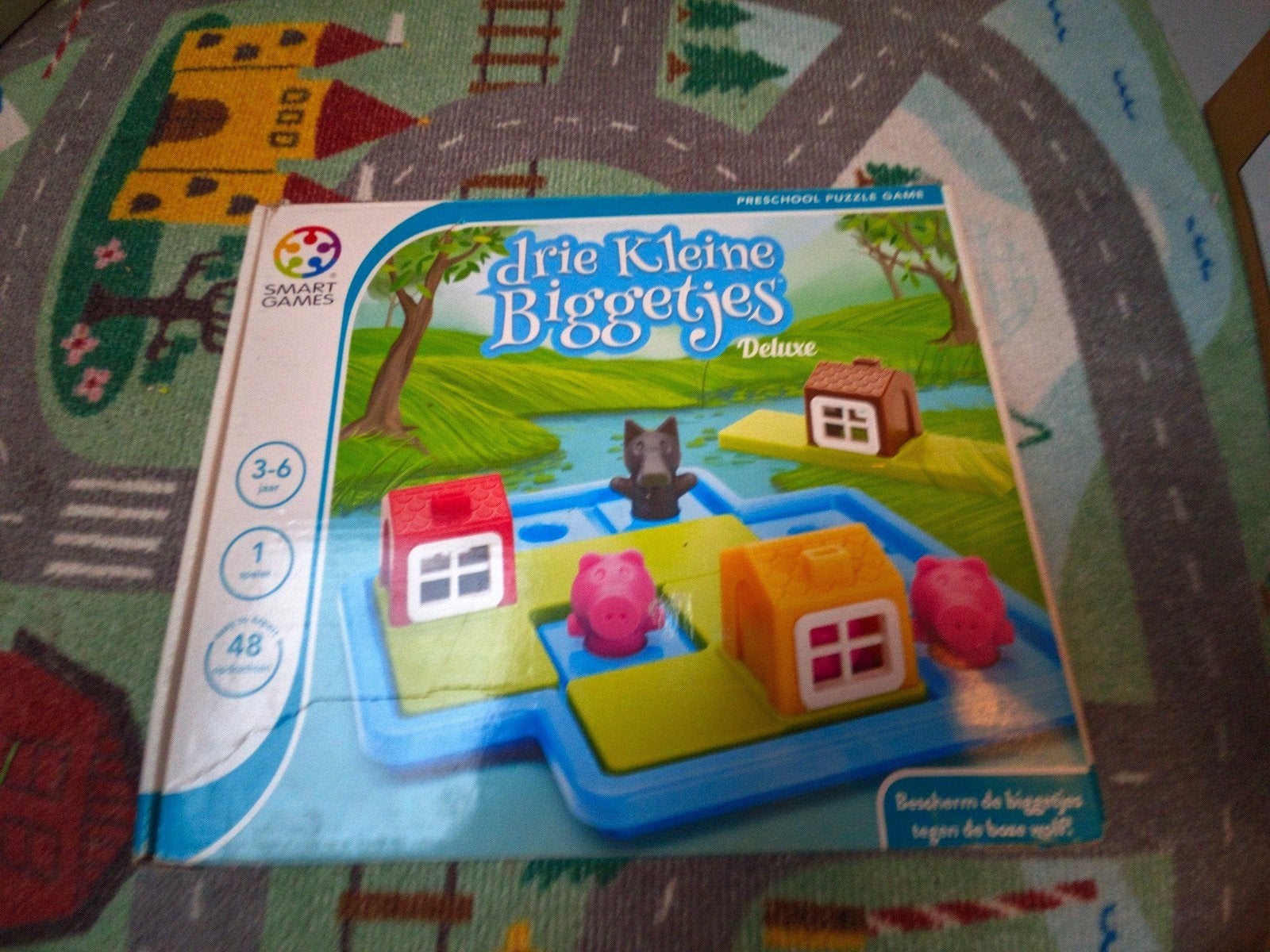 Smartgame drie kleine biggetjes deluxe, Een of twee spelers, Ophalen, Smart Games