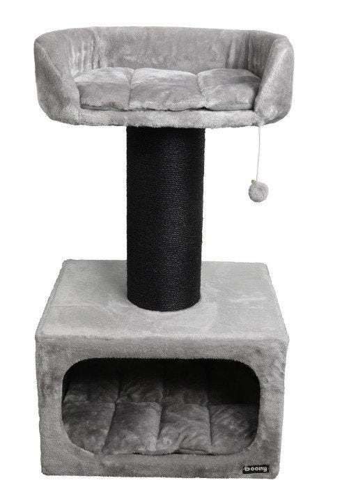Arbre à chat Sasso XXL gris-noir 110 cm, Animaux & Accessoires, Enlèvement, Neuf, Griffoir