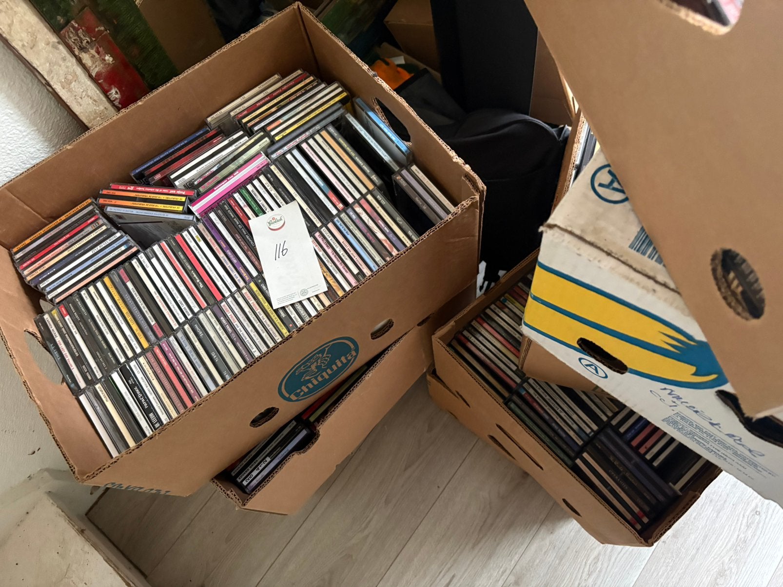 Bananendoos met cds., Enlèvement, Utilisé, Autres genres