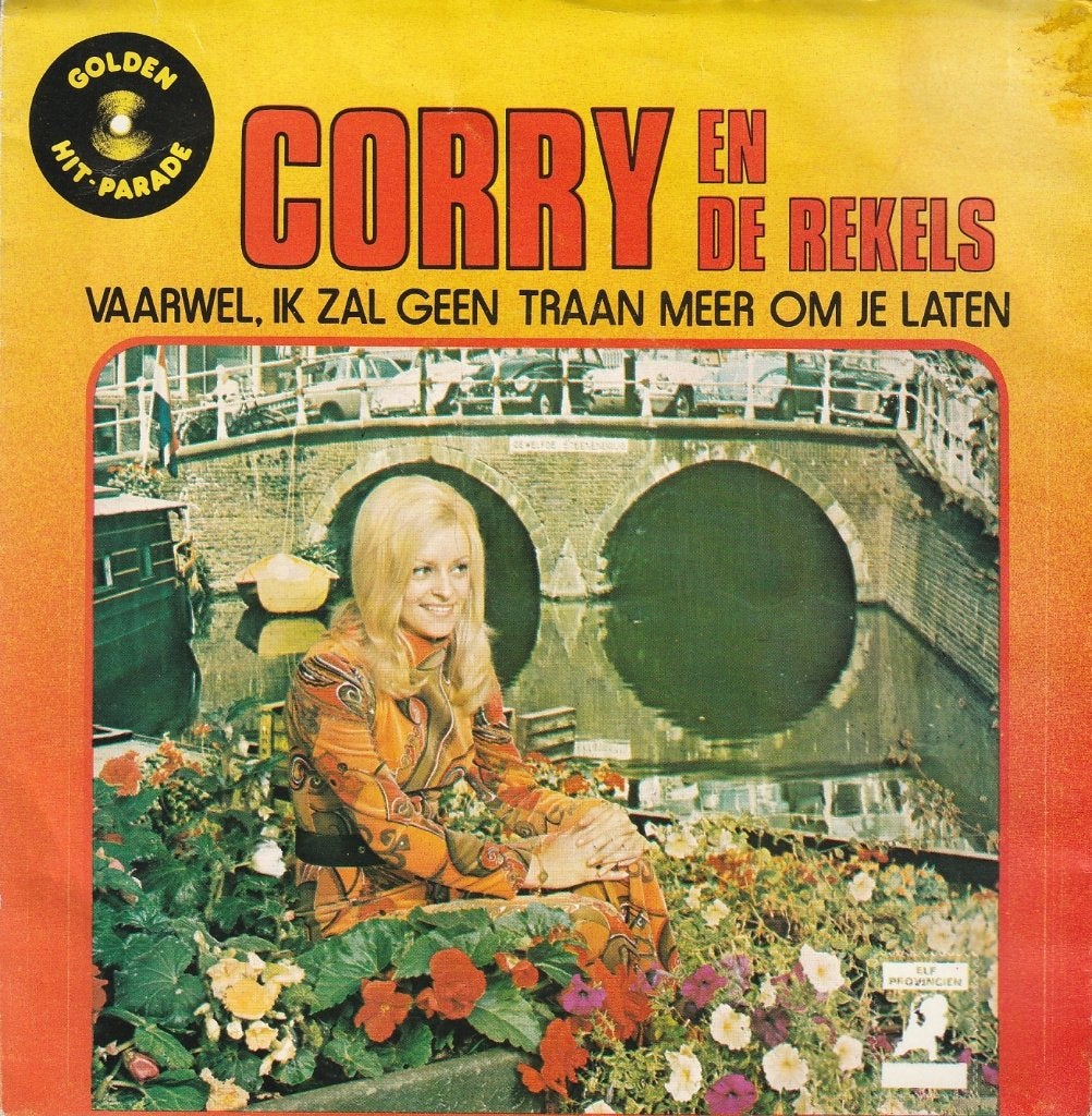 Corry en de Rekels - Vaarwel, ik zal geen tranen meer, Gebruikt, 7 inch, Ophalen of Verzenden, Fotohoes