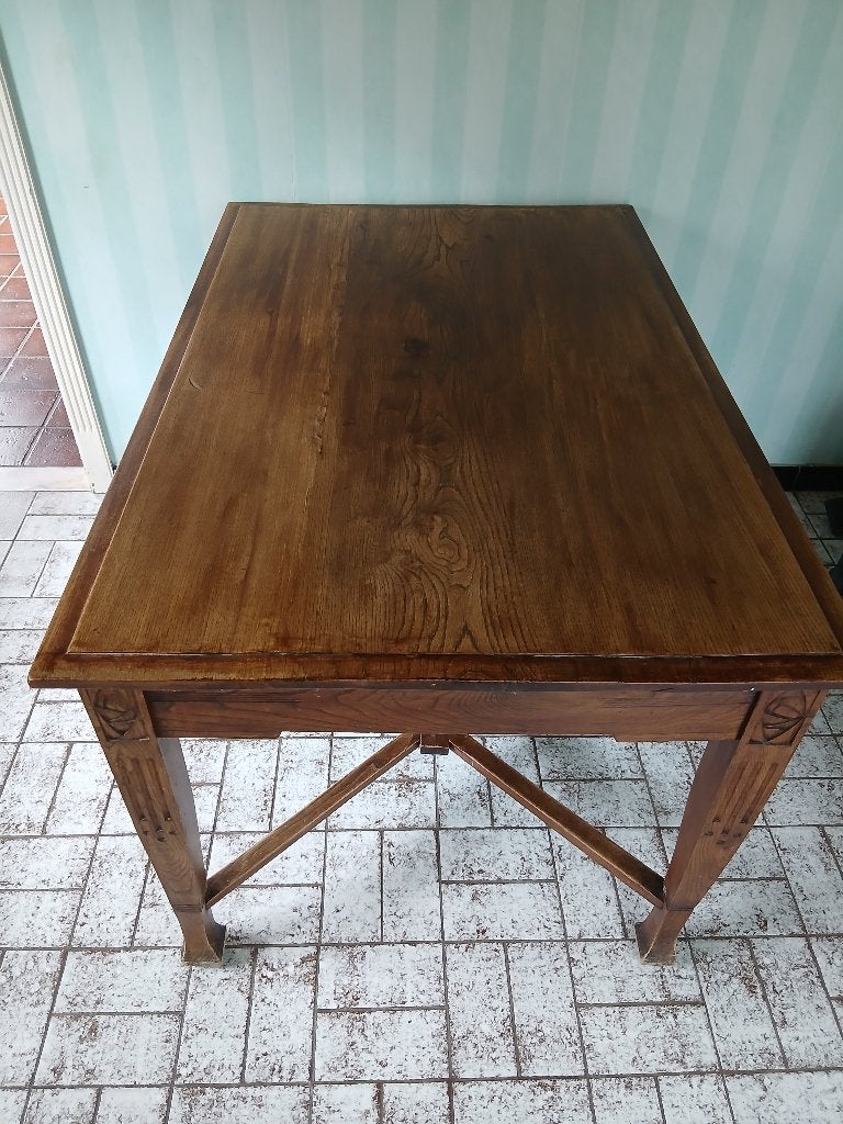 keukentafel grootmoeders stijl, Ophalen, Gebruikt, 100 tot 150 cm, 50 tot 100 cm