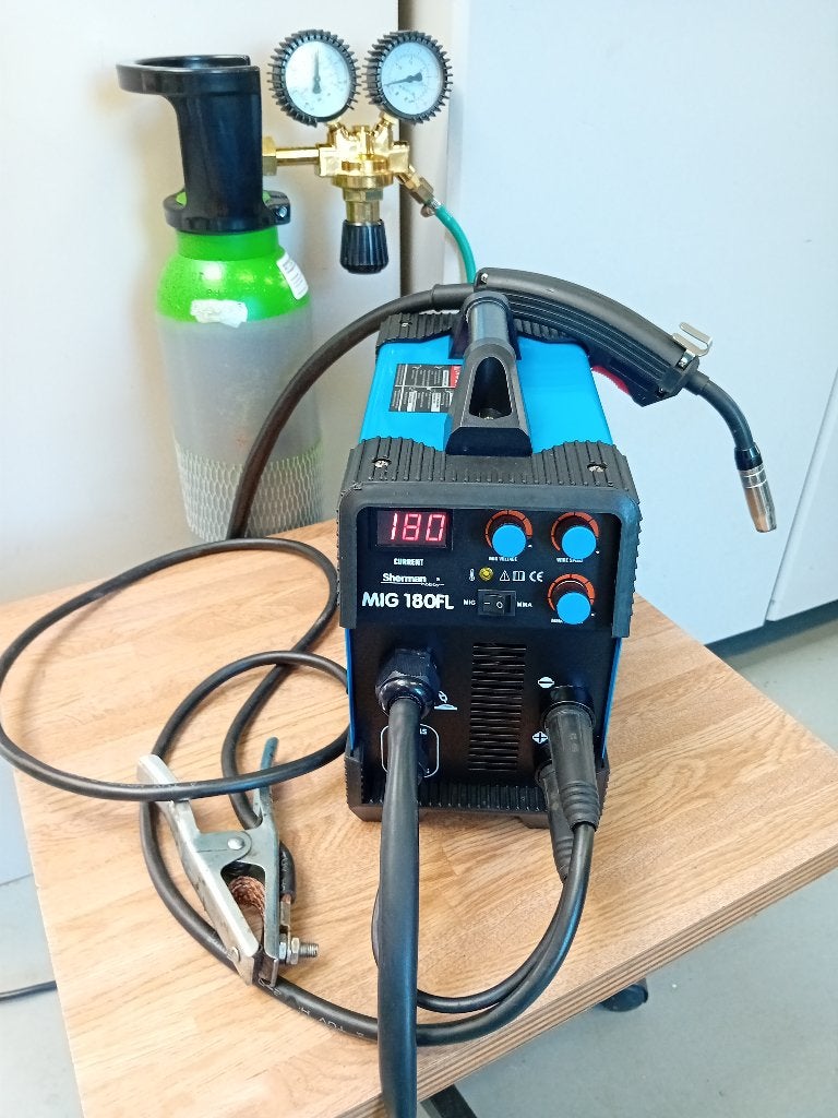 CO2 Mig Mag Lasinverter Lastoestel 180ampere op 230volt, Ophalen, Zo goed als nieuw, 150 tot 250 ampère, Inverter