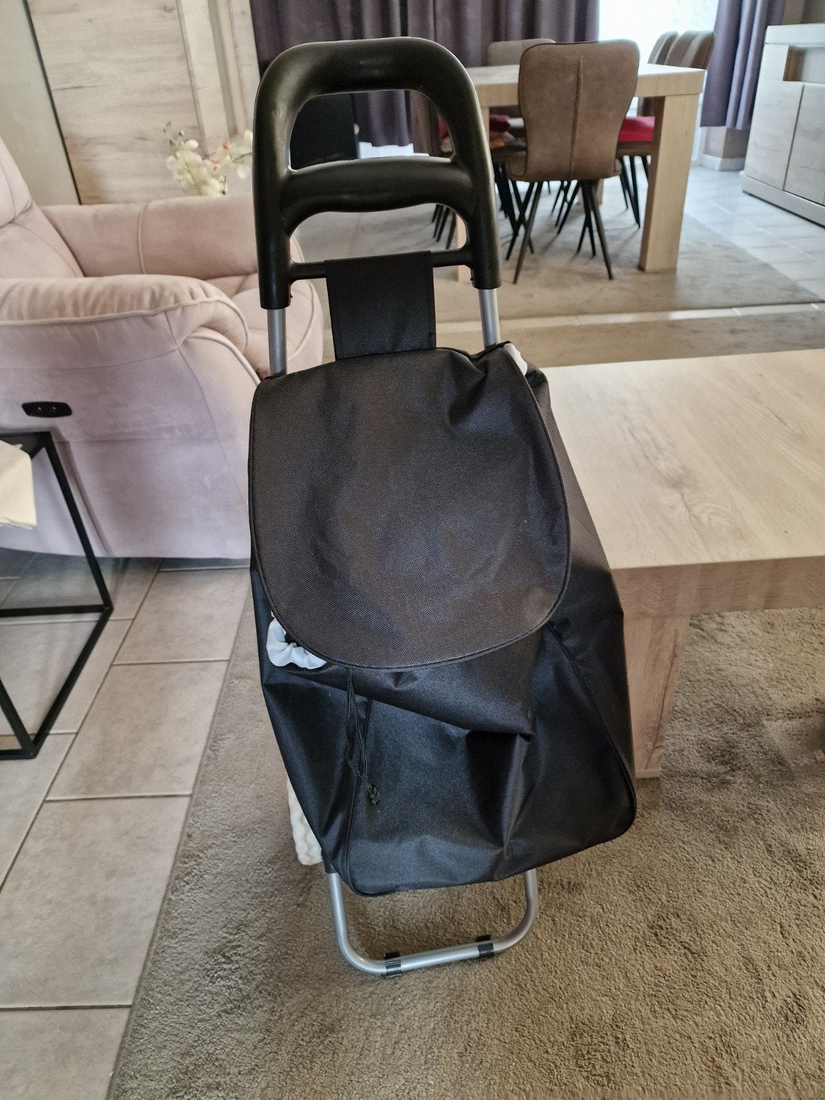 boodschappen kar, Ophalen