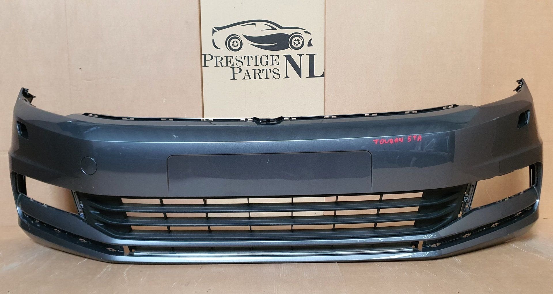 Voorbumper VW Touran 5TA KLS Highline Origineel 5TA807221A-L, Gebruikt, -, Voor, Ophalen of Verzenden