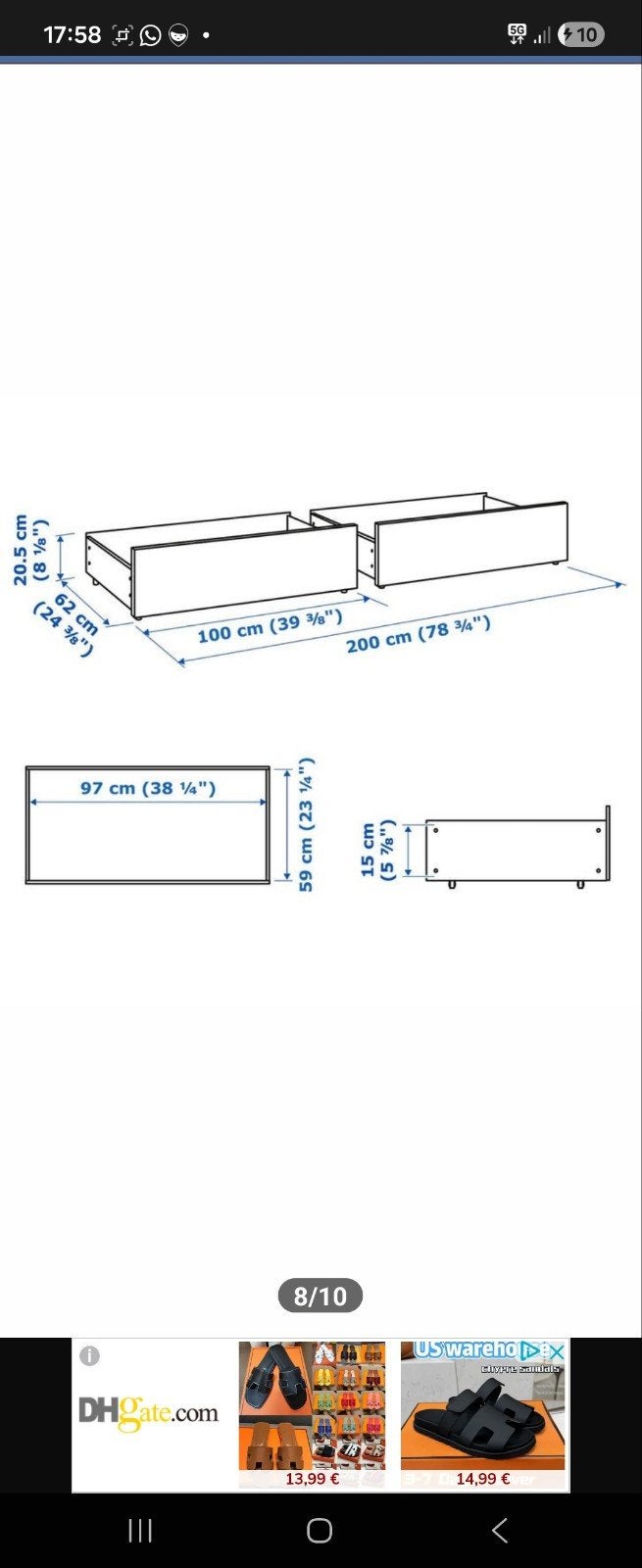 Malm bedlade, Huis en Inrichting, Ophalen