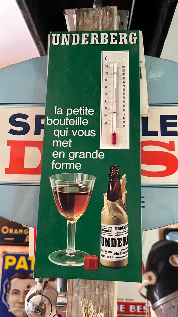 Thermometer Underberg., Verzamelen, Ophalen of Verzenden, Zo goed als nieuw