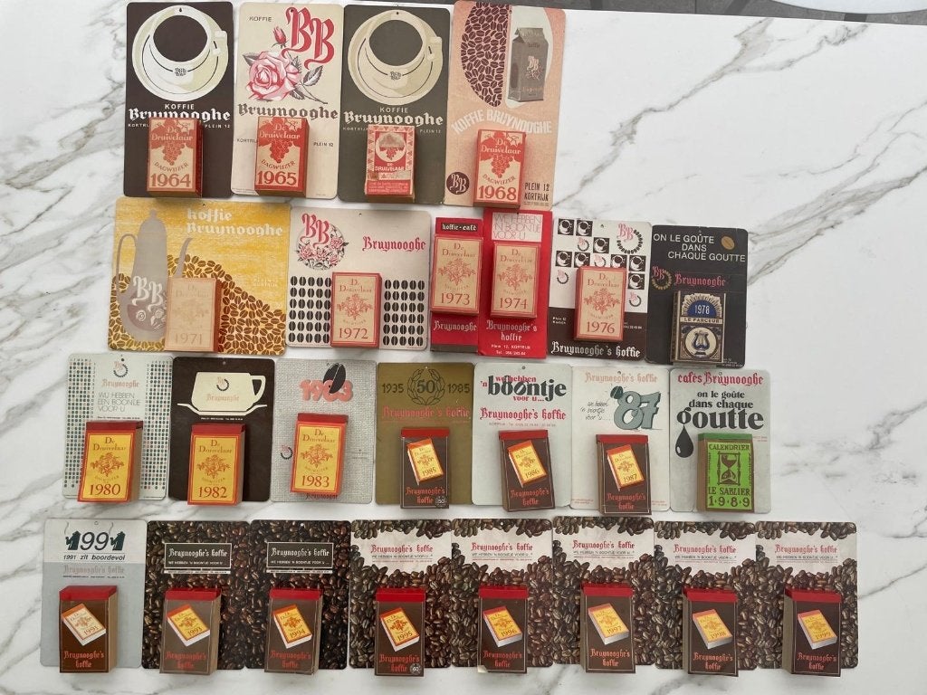 collectie Bruynooghe De Druivelaar scheurkalenders, Diversen, Kalenders, Ophalen of Verzenden, Dagkalender, Zo goed als nieuw