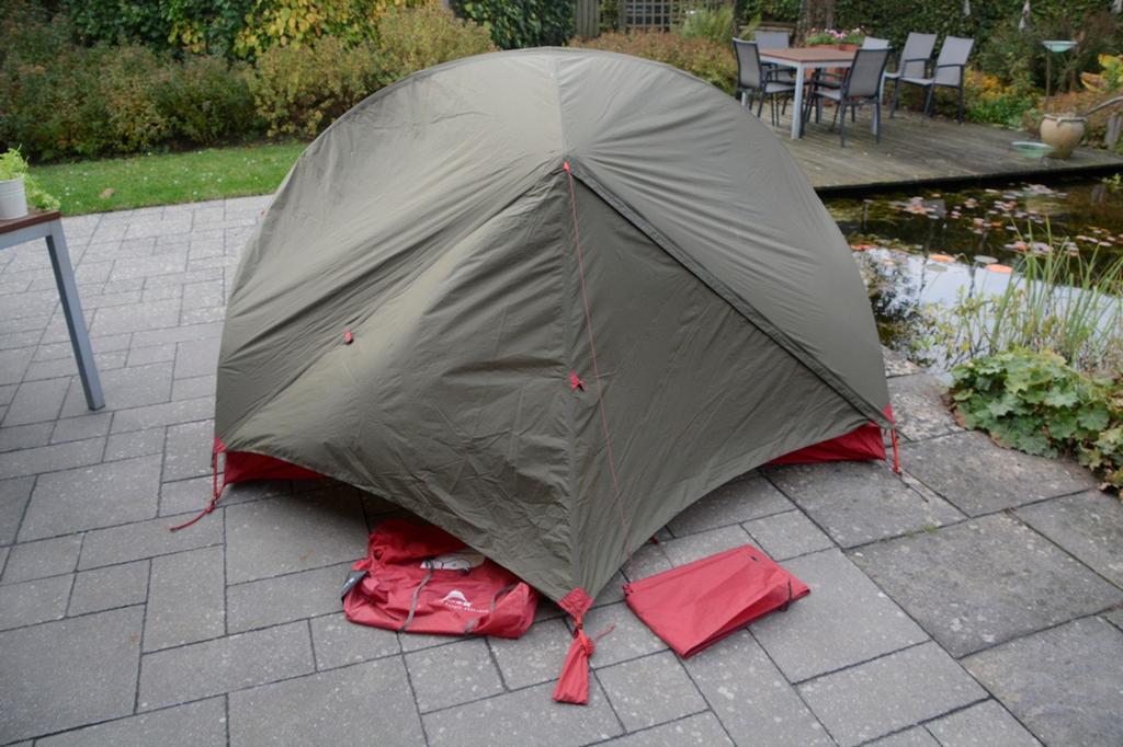 MSR - Hubba Hubba NX tent + bijhorend grondzeil., Caravanes & Camping, Enlèvement ou Envoi, Utilisé, 2 personnes