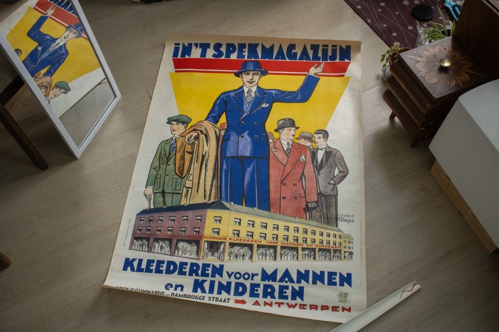 Stamped Antwerp Poster/Litho 1931 (2) By Pierre Rayez, Antiquités & Art, Art | Lithographies & Sérigraphies, Lithographie, Estampillé