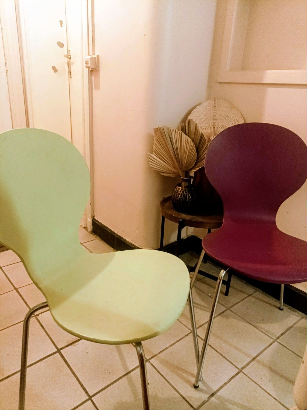 lot de 2 chaises, Maison & Meubles, Chaises, Enlèvement, Utilisé, Autres couleurs, Deux