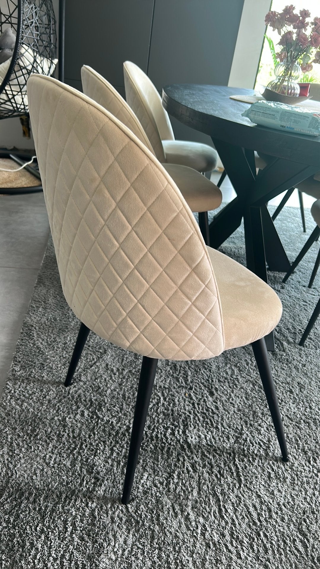 6 eettafel stoelen te koop, Huis en Inrichting, Stoelen, Ophalen, Zo goed als nieuw