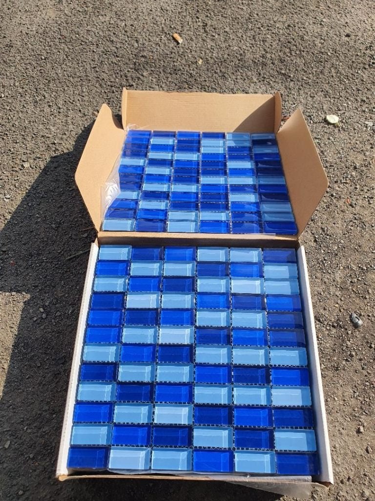 Mosaïque Verre 8 mm epaisseur, 19 euro / m2, Enlèvement, Neuf