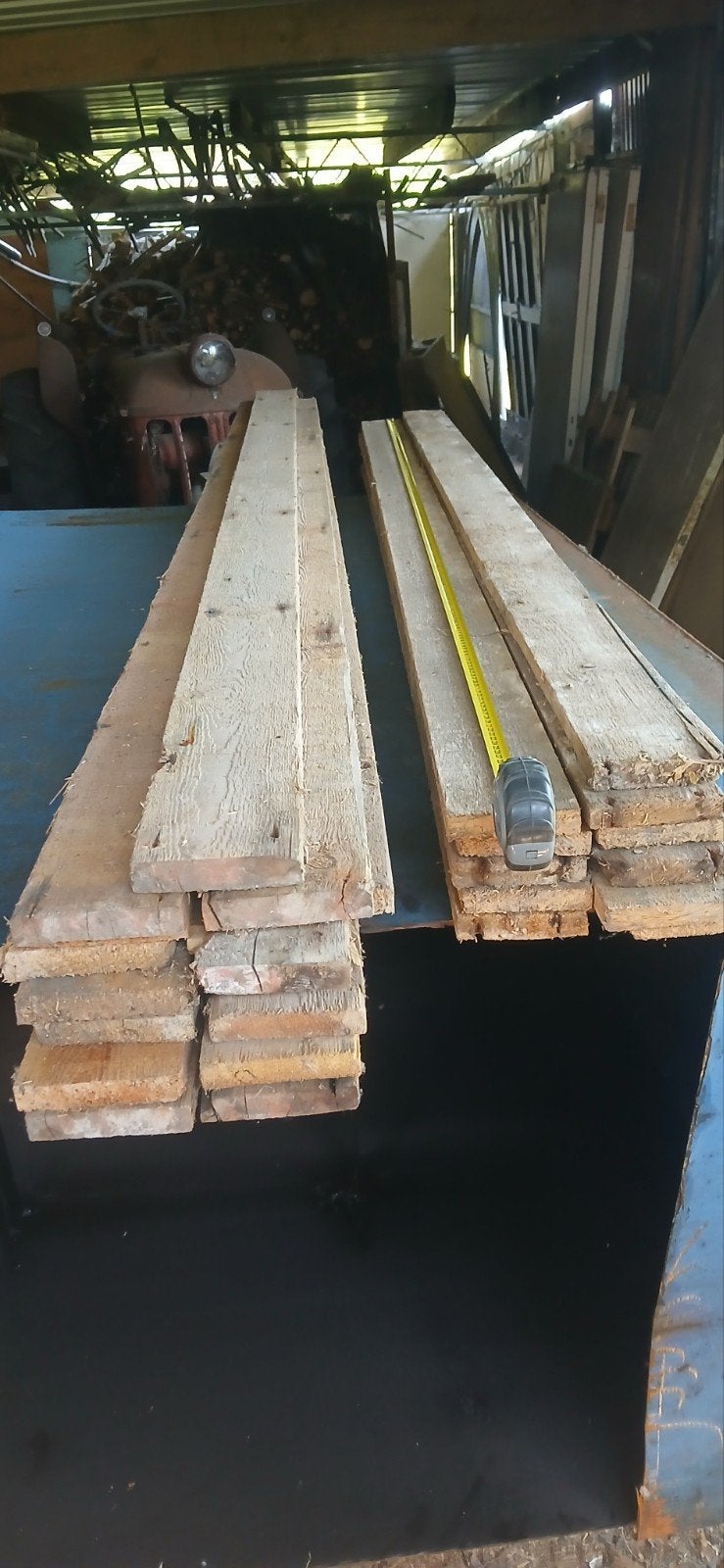 Planken, Ophalen, Planken