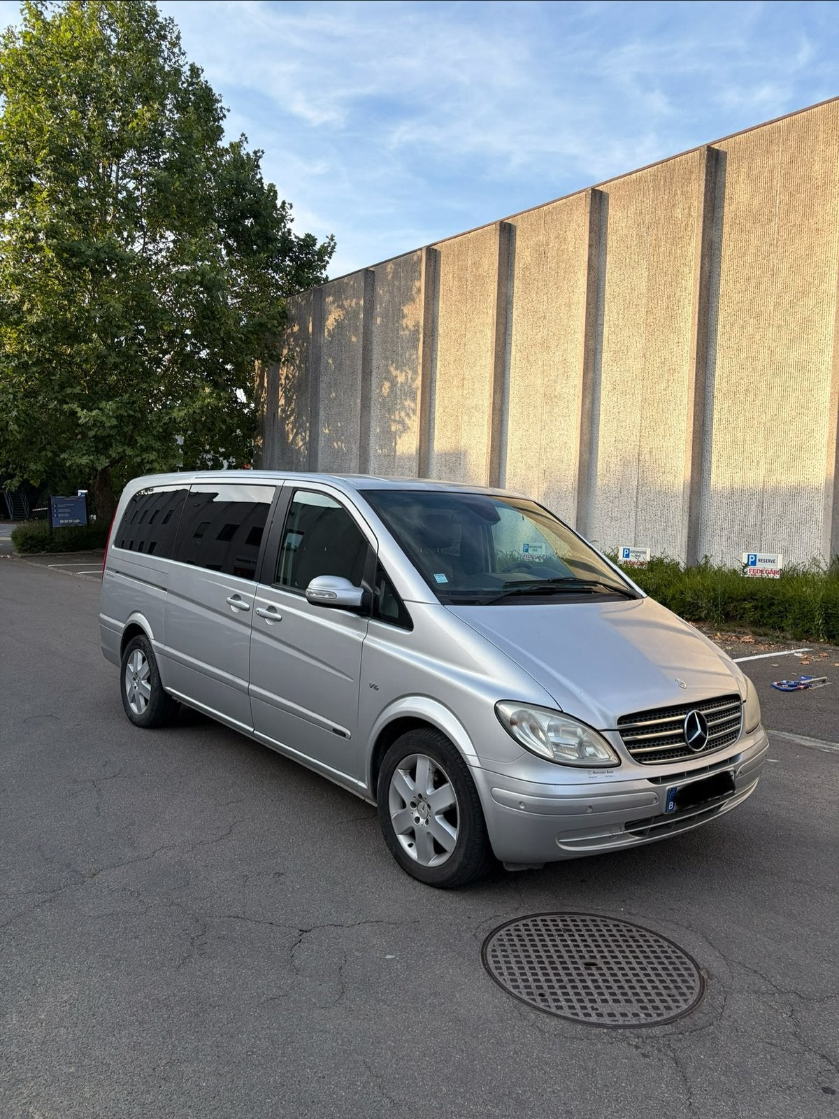 VIANO 3L AUTOMATIC 5PL 2008 AIRCO 189,000KM 0032471654764, Autos, Argent ou Gris, Achat, Entreprise, 5 portes