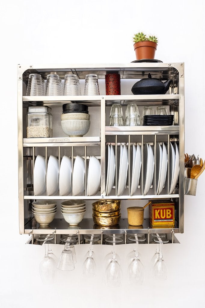 Meuble de cuisine Égouttoir Vaisselier – 84 x 77 cm BOMBAY, Maison & Meubles, Neuf, Moins de 25 cm, Moins de 100 cm, 50 à 100 cm