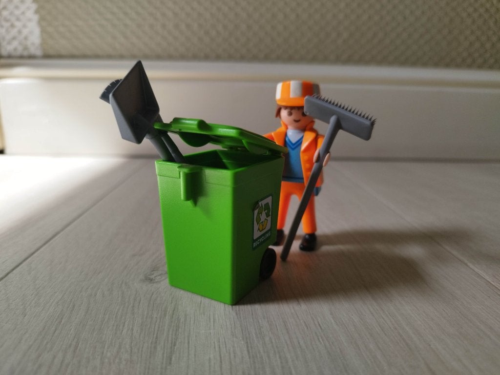 Playmobil Vuilnisman, Enlèvement ou Envoi, Utilisé, City life, Figurines