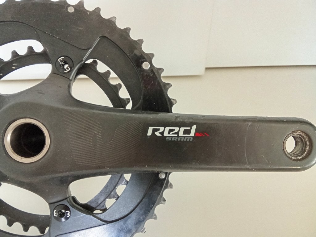 SRAM Red crankstel, Vélos & Vélomoteurs, Vélos Pièces, Pédalier ou Pédales, Enlèvement ou Envoi, Carbone, Racefiets