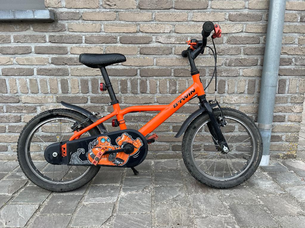 Jongensfiets, Fietsen en Brommers, Ophalen, Gebruikt, Handrem, Btwin Decathlon