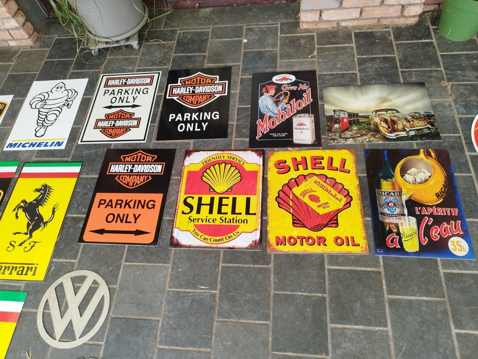 Plaque vintage a partir de 30€ a 100€