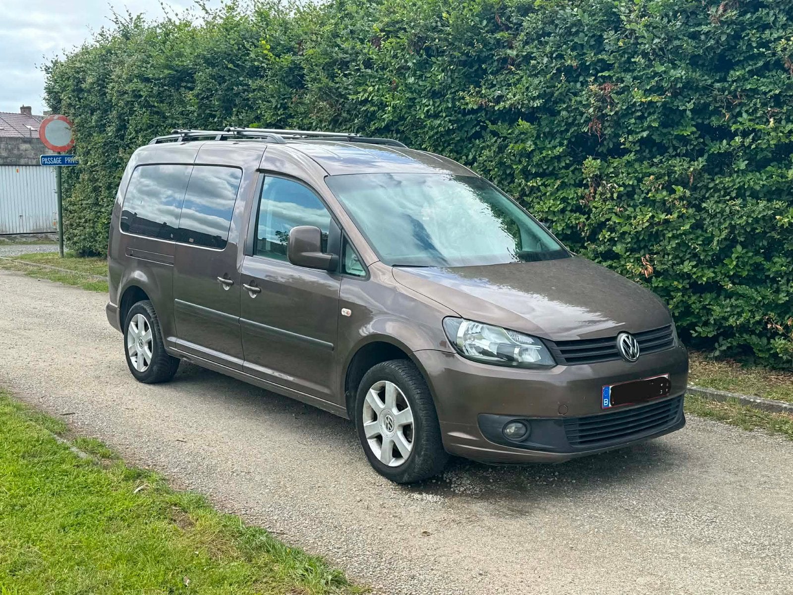 Vw Caddy maxi 7place 2012 1.6 Disel manual 300km euro5, Auto's, Volkswagen, Euro 5, Parkeersensor, Bruin, 7 zetels