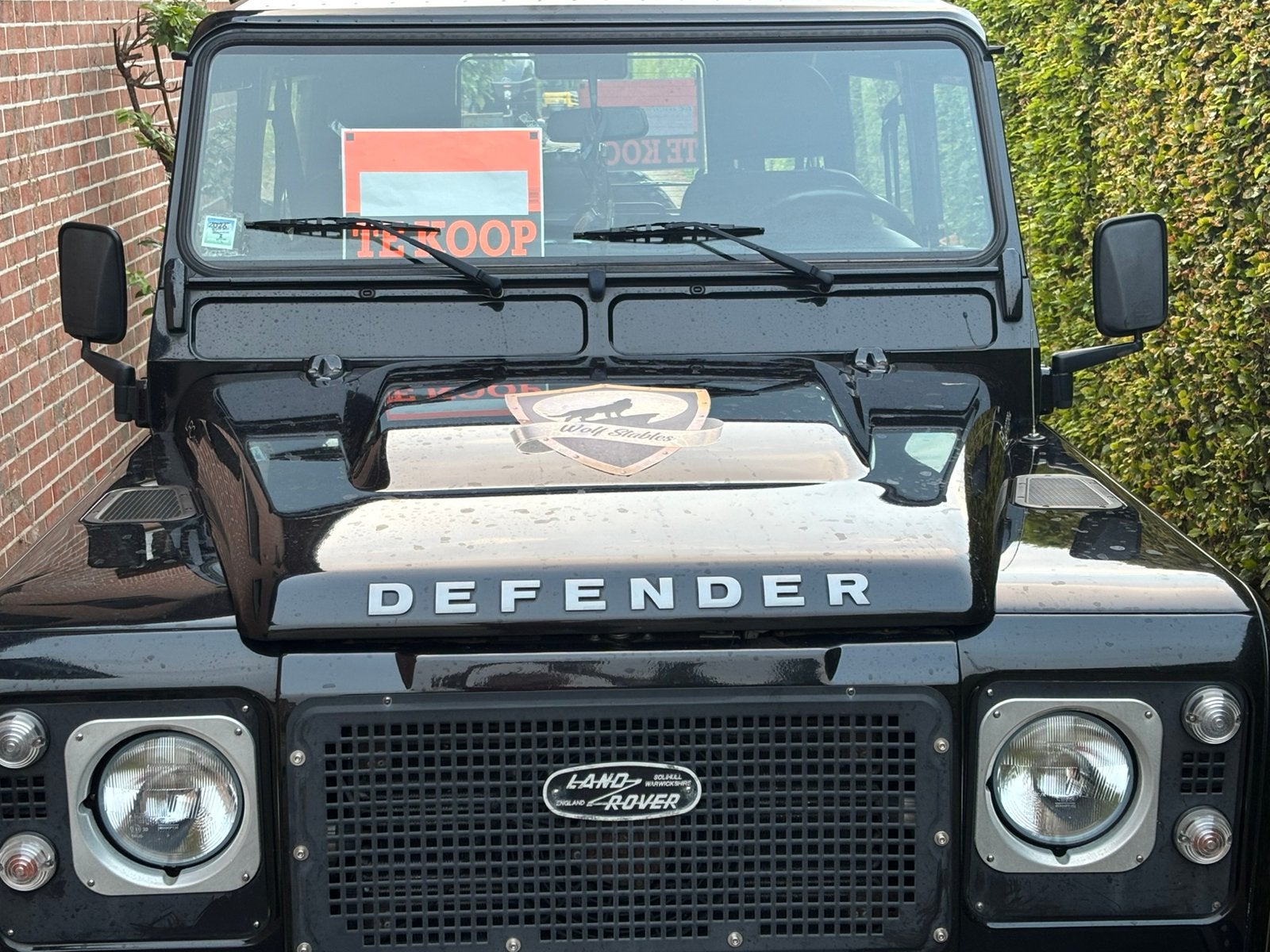 Mooie defender 90 serie 2.2 diesel Firmawagen, Euro 5, Zwart, 1700 kg, Alcantara