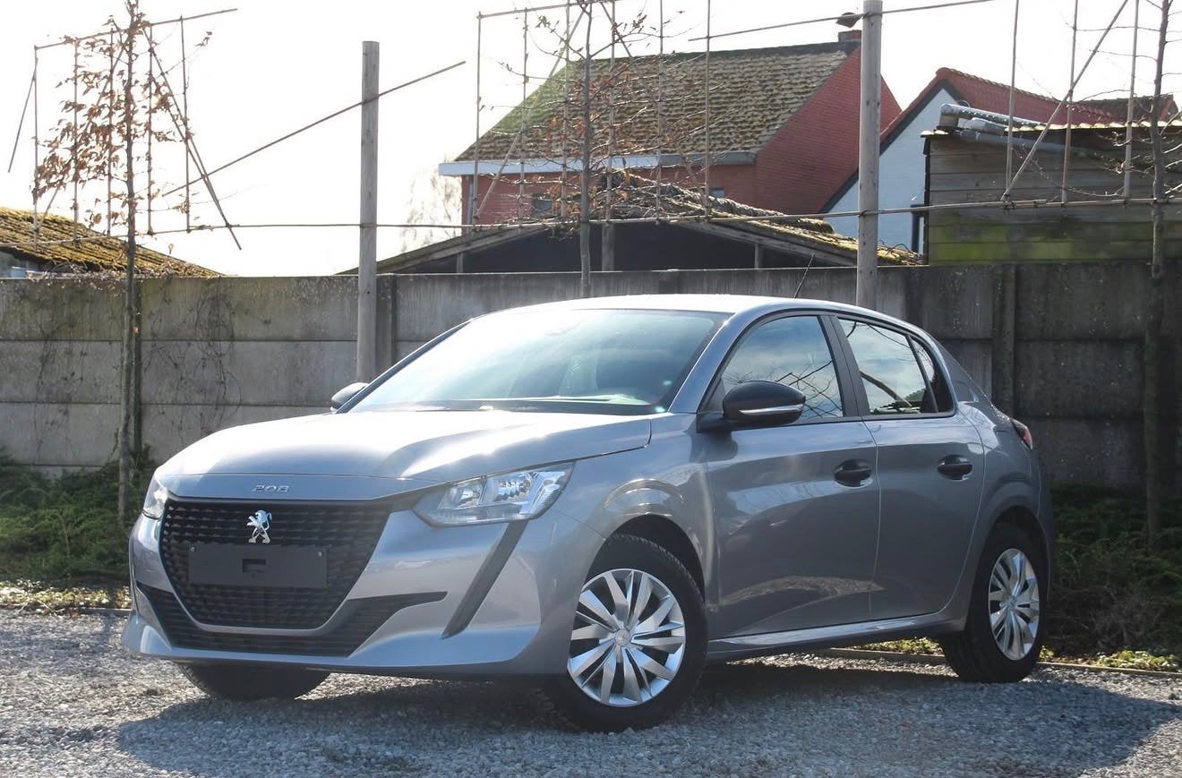 Peugeot 208 grijs 75PK benzine 08/2022, Auto's, Voorwielaandrijving, Stof, Handgeschakeld, 5 deurs