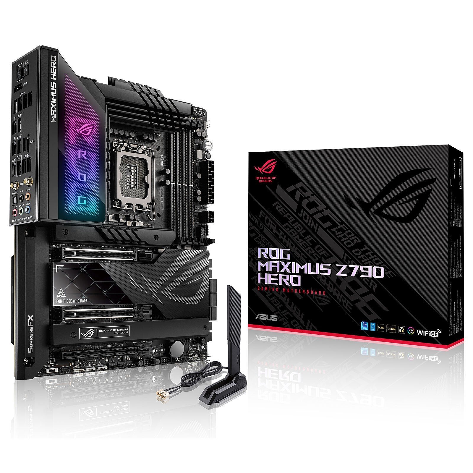 Z790 ASUS ROG MAXIMUS HERO - 32GB 7600MHZ CL36 - I9-14900K, Enlèvement, Intel, DDR5