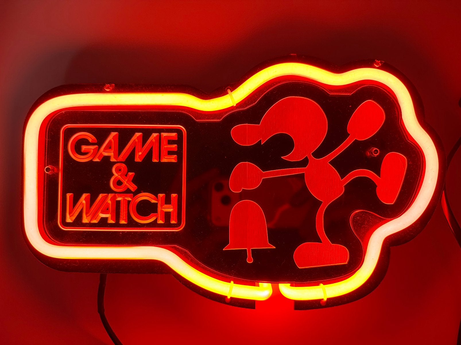 Lichtreclame Game & Watch Nintendo, Ophalen of Verzenden, Zo goed als nieuw