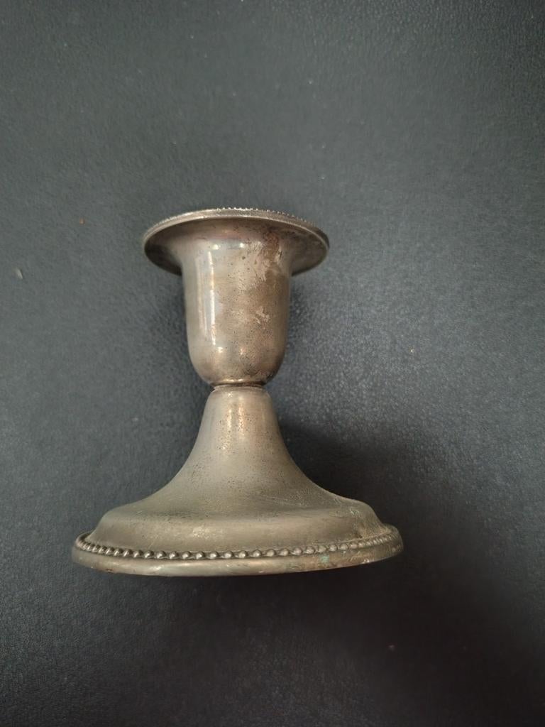 Vintage koperen kandelaar, Antiek en Kunst, Verzenden