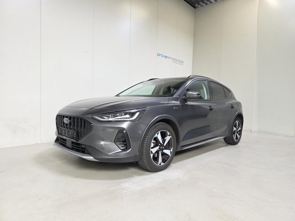Ford Focus 1.0 HEV Benzine Autom. - GPS - Topstaat!, Autos, Ford, Argent ou Gris, 0 kg, Noir, Automatique