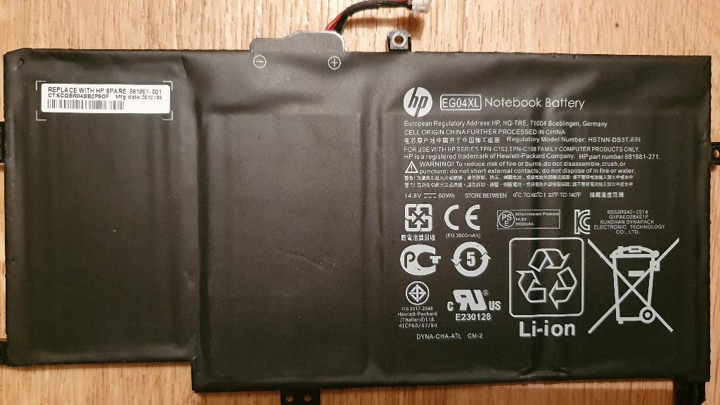Batteries pour ordinaters portables HP, Computers en Software, Accu's en Batterijen, Ophalen of Verzenden, Nieuw, HP