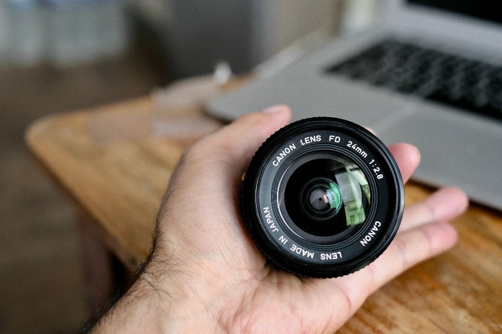 canon FD 24mm, TV, Hi-fi & Vidéo, Canon FD, Utilisé, Objectif grand angle, Canon