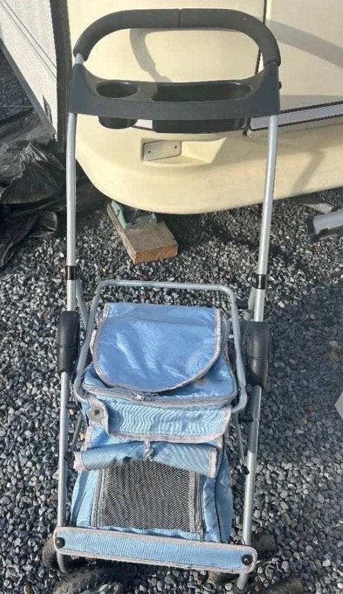Honden buggy, Dieren en Toebehoren, Ophalen, Gebruikt, Hondenbuggy