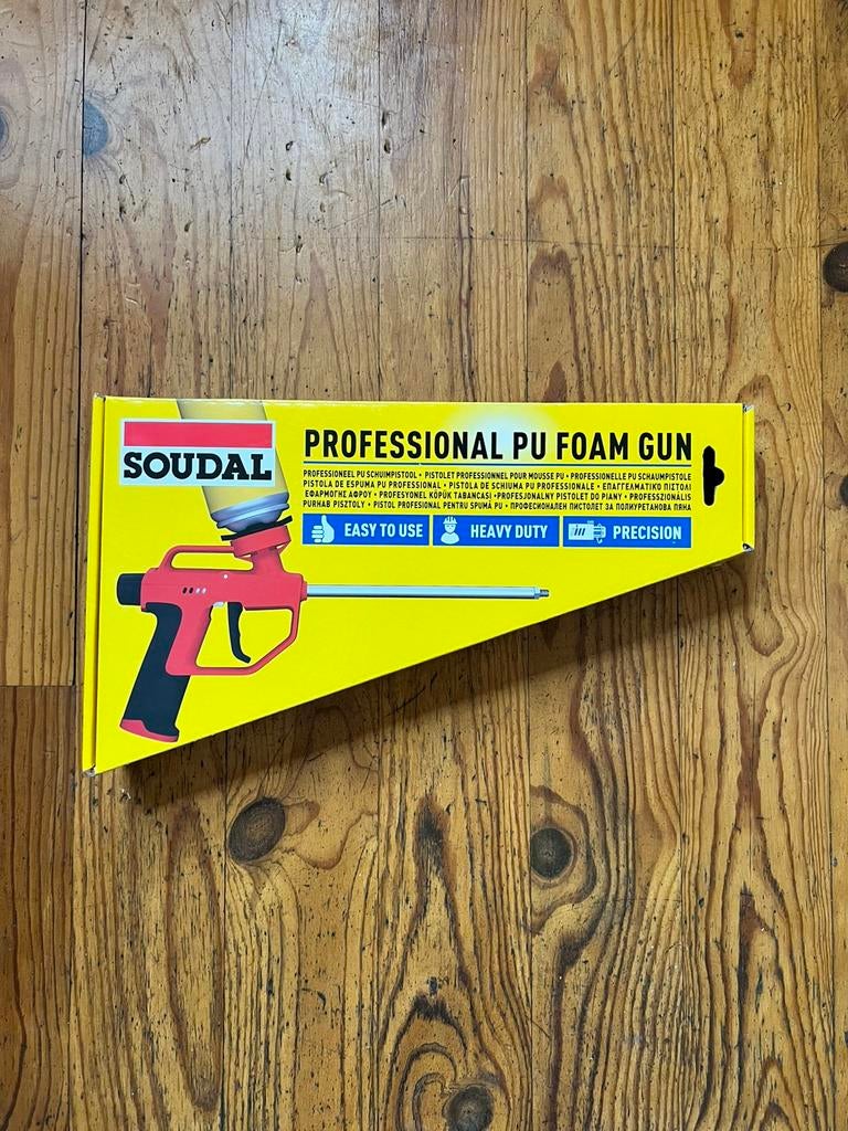 Pistolet Soudal pour mousse, Enlèvement, Comme neuf