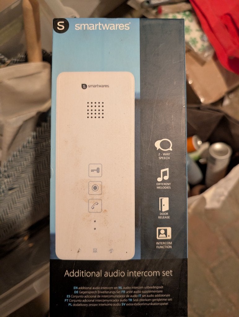 Smartwares intercom deurbel, Maison & Meubles, Enlèvement, Neuf, Filaire